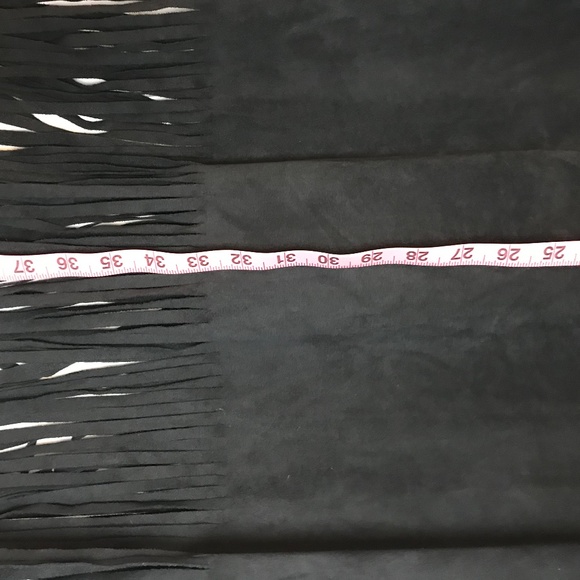 SOLD - Dex - Faux Suede Fringe Bottom Dress - Picture 10 of 10